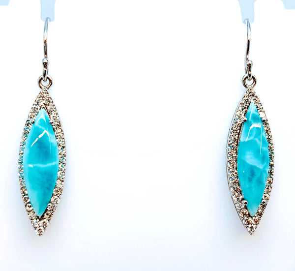 LARIMAR EARRINGS