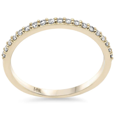 White Gold Diamond Stackable Ladies Band