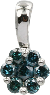 BLUE DIAMOND PENDANT