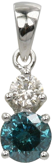 BLUE DIAMOND PENDANT