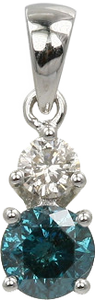 BLUE DIAMOND PENDANT