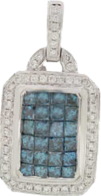 BLUE DIAMOND PENDANT