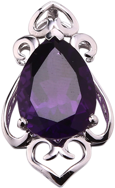 PEAR SHAPE AMETHYST PENDANT