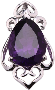 PEAR SHAPE AMETHYST PENDANT