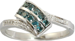 BLUE DIAMOND RING