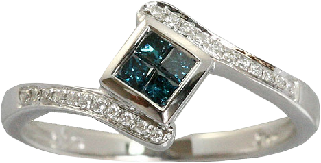 BLUE DIAMOND RING