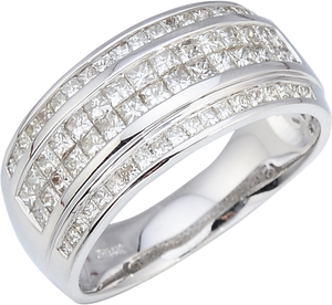 CHANNEL SET DIAMOND RING
