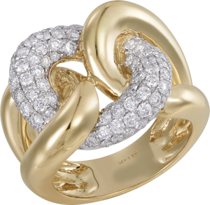 PAVE SET DIAMOND RING