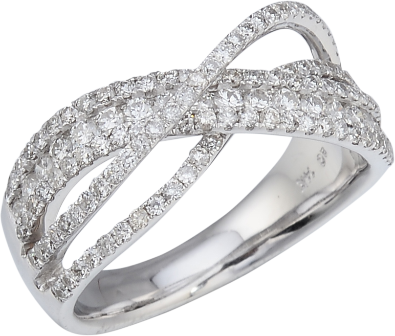 SHARED PRONG DIAMOND RING