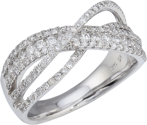 SHARED PRONG DIAMOND RING