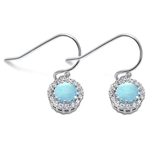 Natural Larimar Earrings