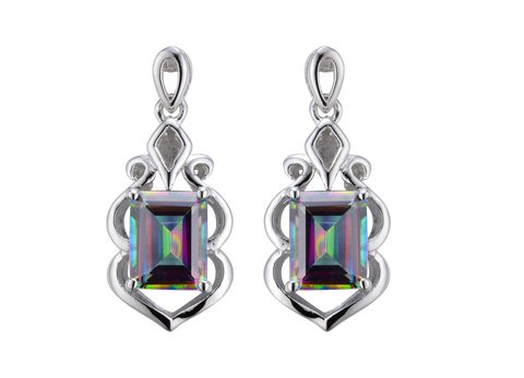 CARIBBEAN TOPAZ EARRING