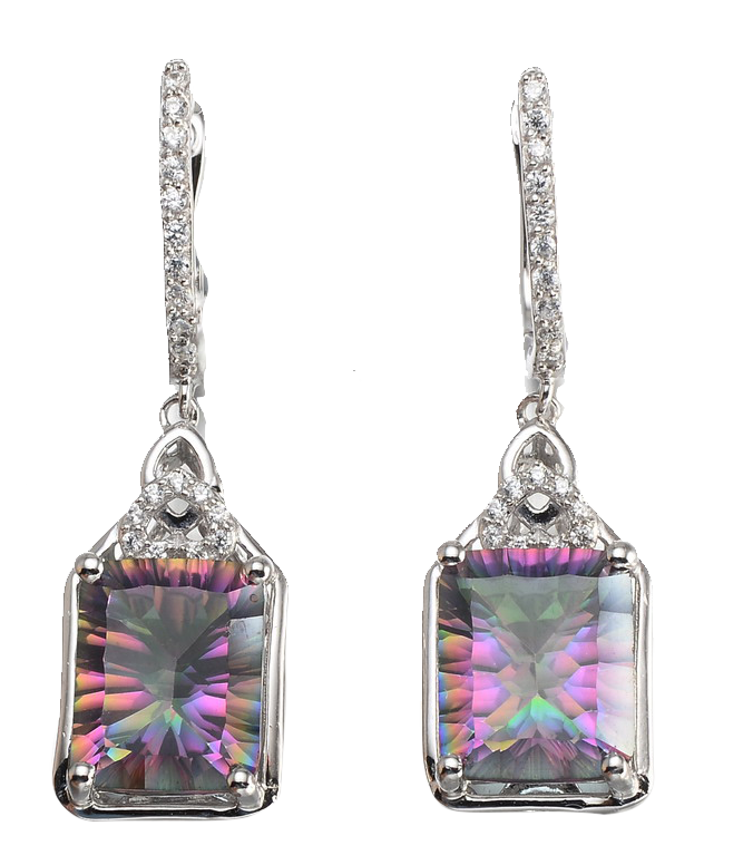CARIBBEAN TOPAZ EARRING