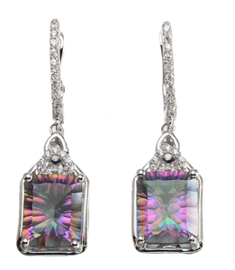 CARIBBEAN TOPAZ EARRING