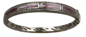 PINK MOTHER OF PEARL BANGLE