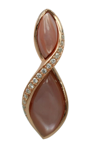 PINK MOTHER OF PEARL PENDANT