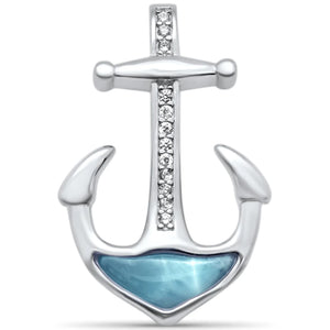 Natural Larimar Pendant