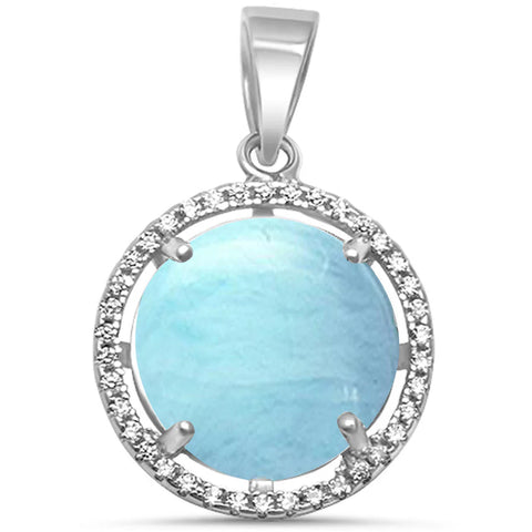 Natural Larimar Pendant