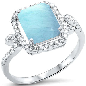Natural Larimar Ring