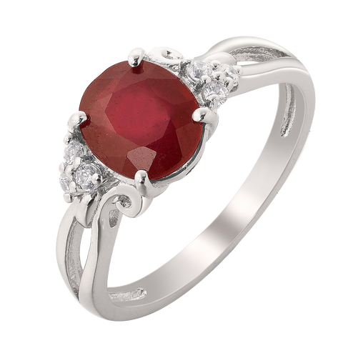 OVAL SHAPE RUBY RING