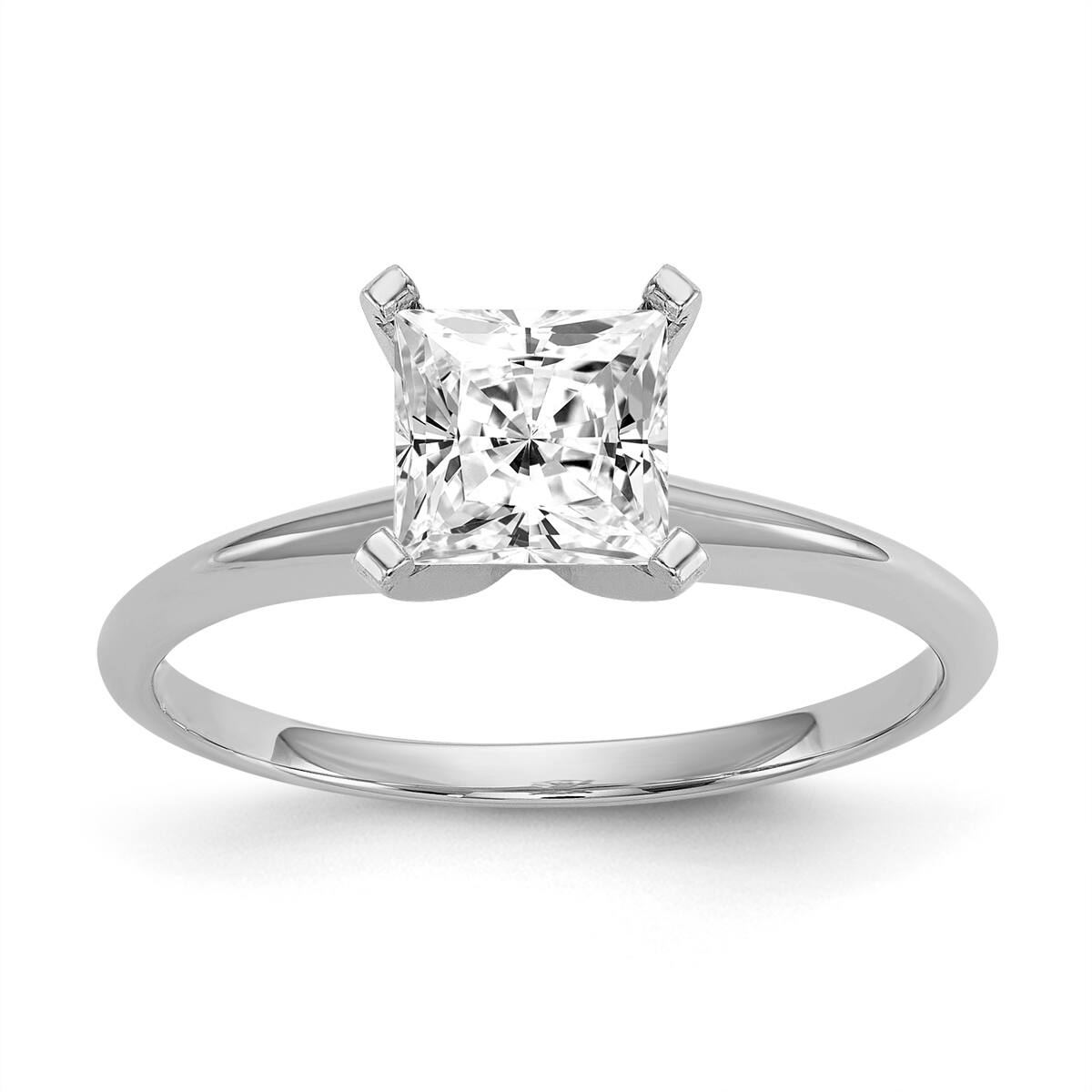 PRINCESS CUT DIAMOND SOLITAIRE RING