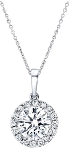 HALO DIAMOND PENDANT