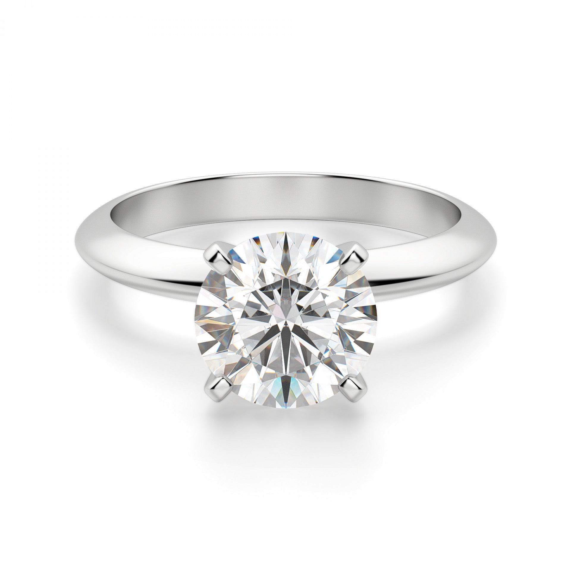 ROUND SHAPE SOLITAIRE DIAMOND RING